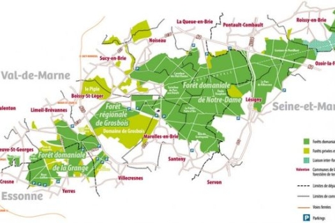 Carte de l'Arc Boisé