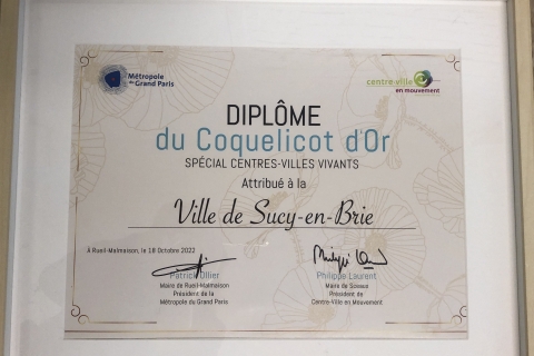  Diplôme Coquelicot d'or